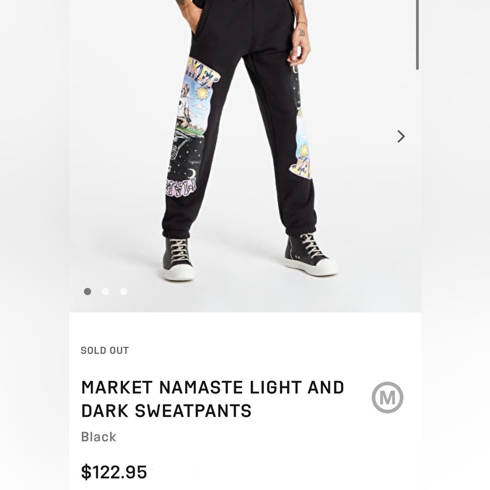 MARKET NAMASTE LIGHT AND DARK SWEATPANTS